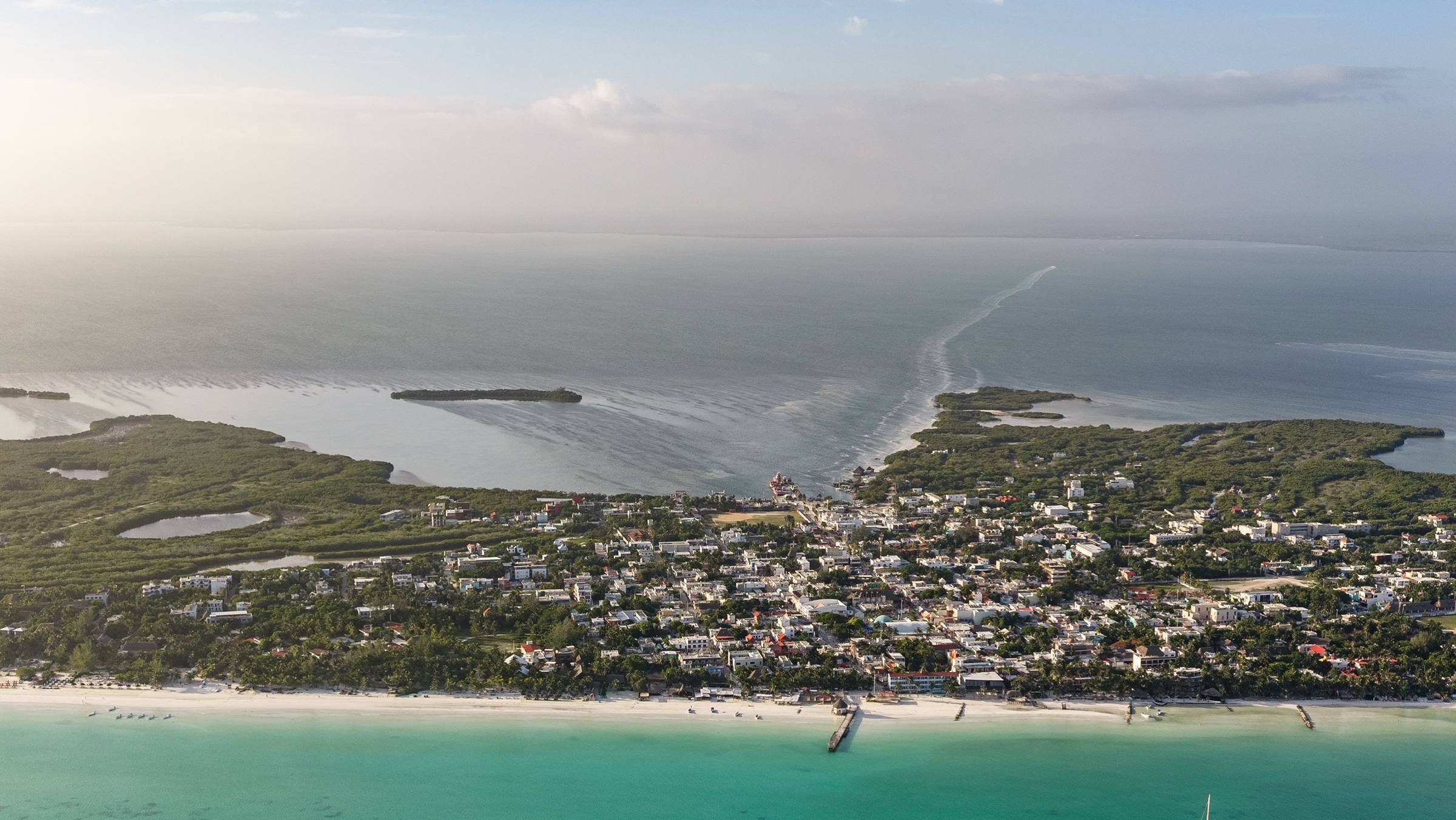 Holbox from above