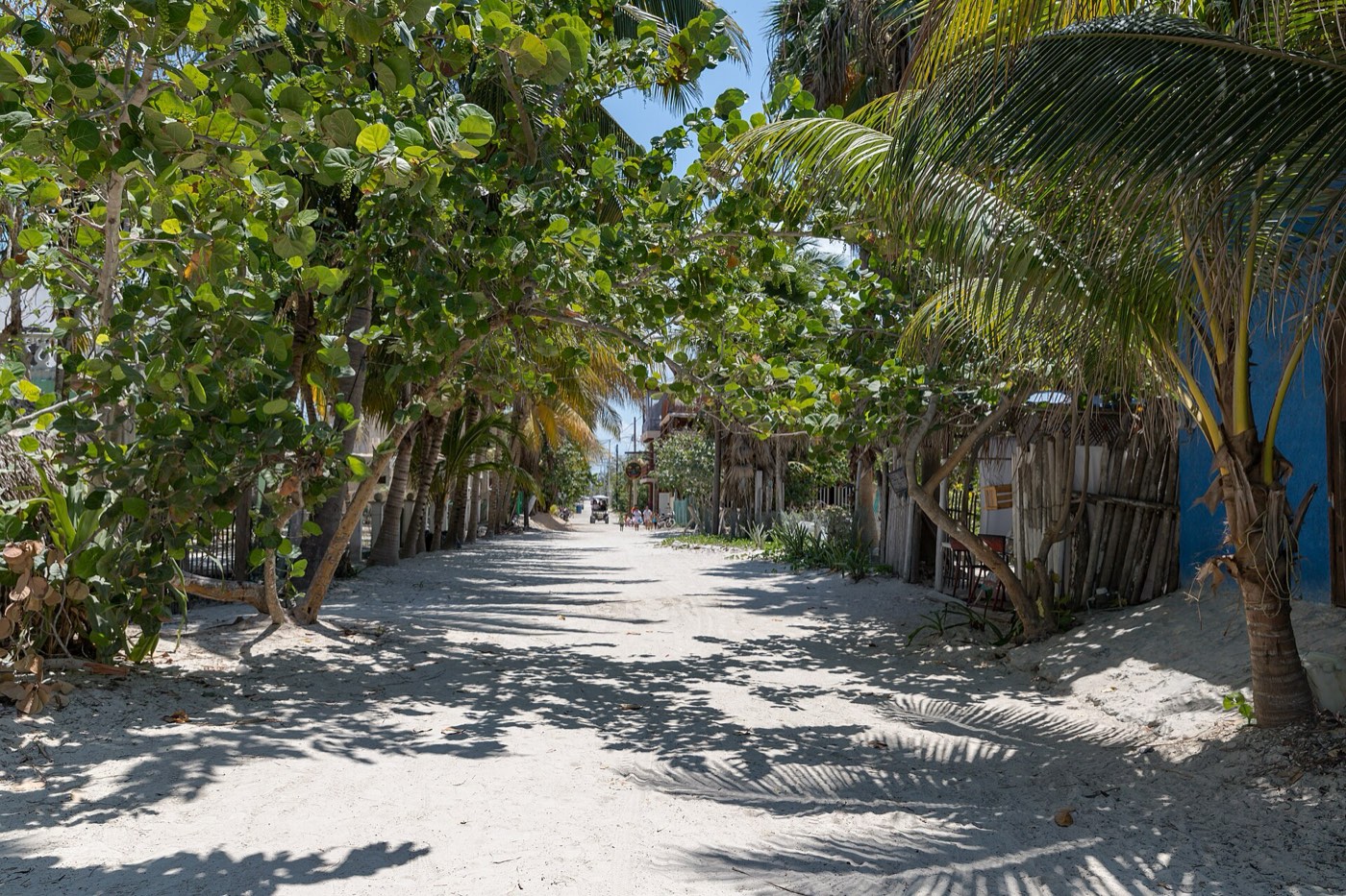 Sand streets, golf carts